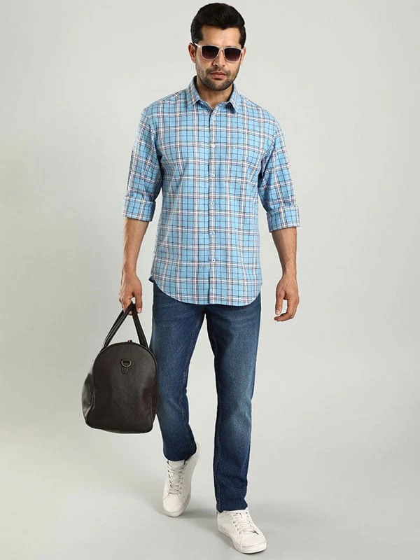 Indian Terrain Men Blue Jeans